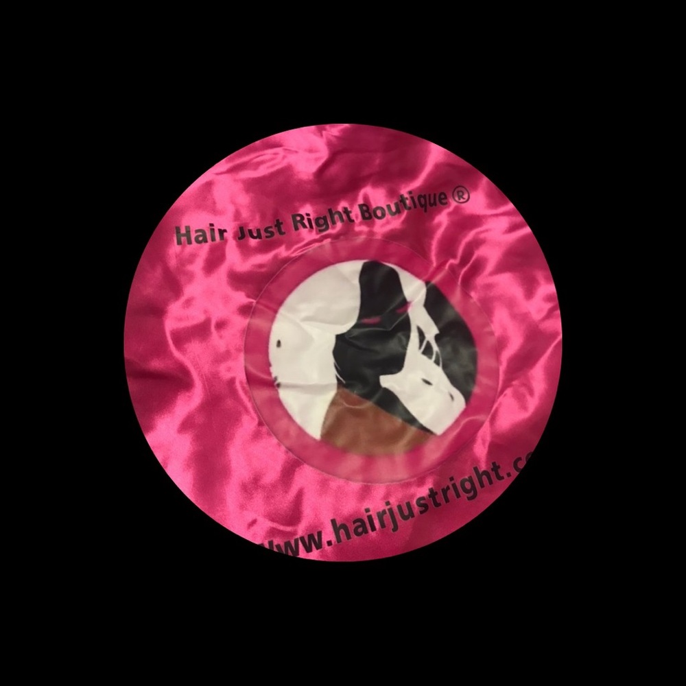 Pink  Signature Satin Hair Bonnets